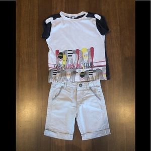 Toddler boys designer outfit size2T
